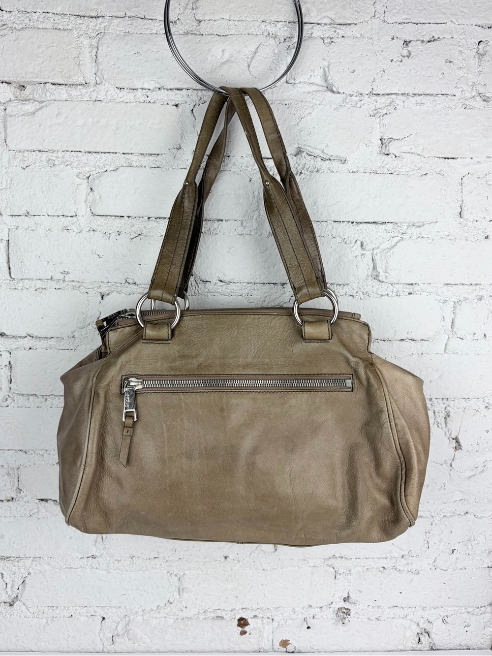 Hobo Sophie Pebble Tan Brown Leather Shoulder Purse Bag